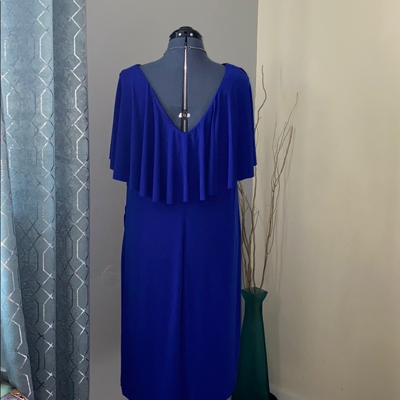 Drape Shoulder Dress - Picture 2 of 2